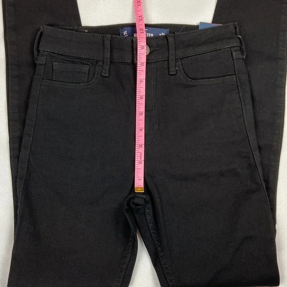 NWT Hollister High -Rise Super Skinny Black Jean Size 24 - Picture 8 of 10